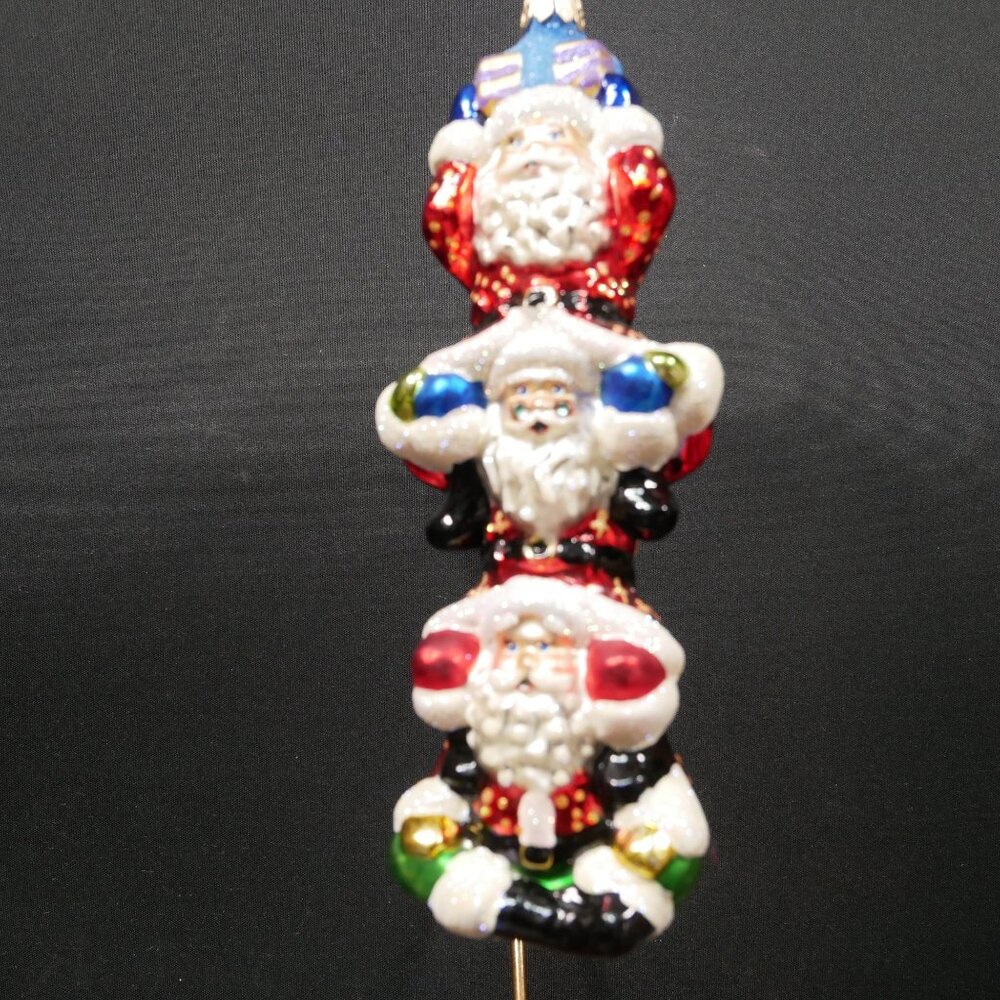 Christopher Radko "Santa Bonanza" 93-311-0 Glass Ornament Vintage Rare OOP